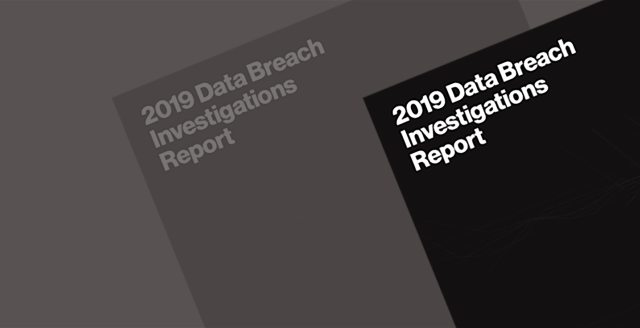 The Cover of the Verizon's 2019 Data Breach Investigations Report (DBIR)