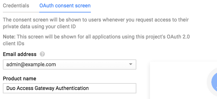 Google OAuth Consent