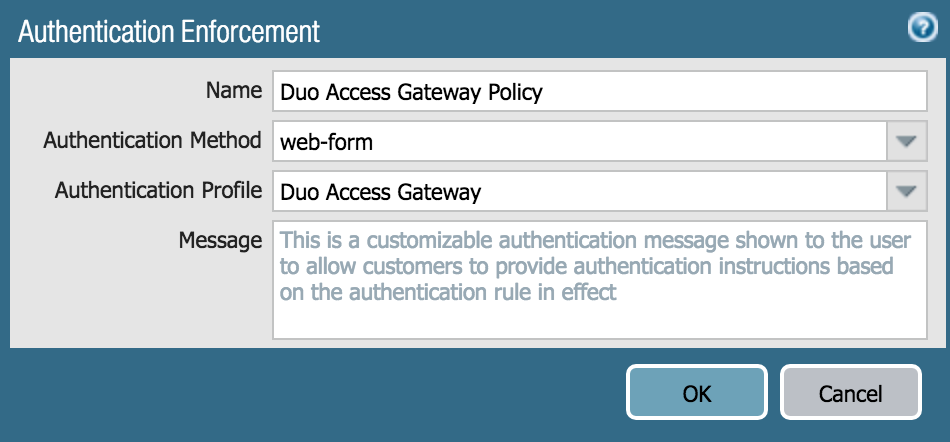 Palo Alto Networks Captive Portal Configuration